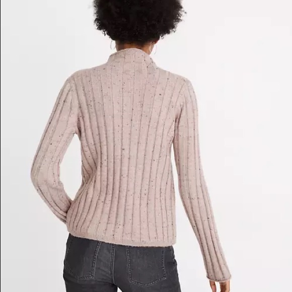 Madewell Donegal Evercrest Turtleneck Sweater in Coziest Yarn size L - Picture 2 of 12